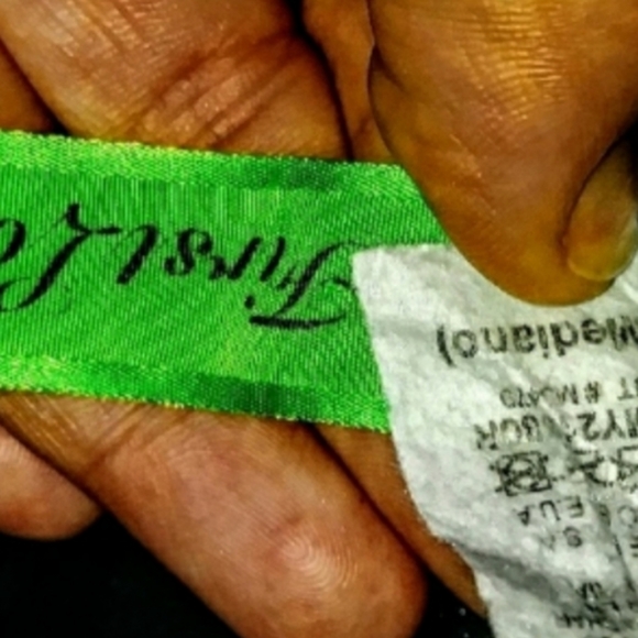 First Love Top Size M Peplum Ruffle Stretch EUC - Picture 7 of 8